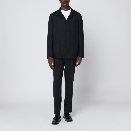 25FW 비아지오 산타니엘로 수트 세트 V738E3885N Black