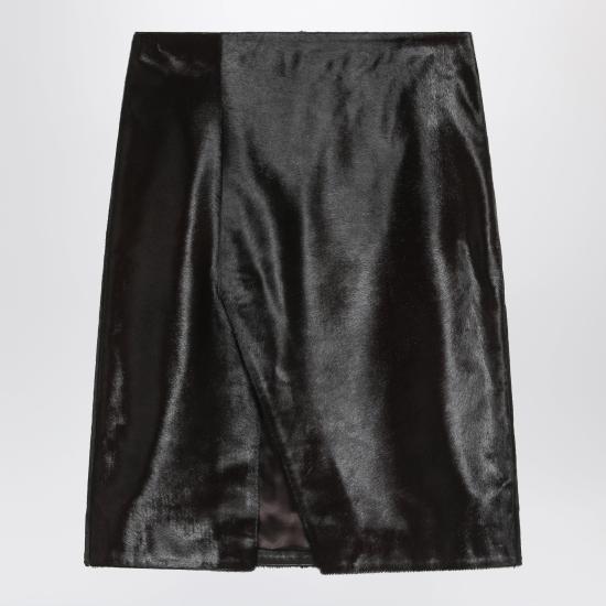 25FW 루루 드 세종 미디 스커트 MYRALE Brown