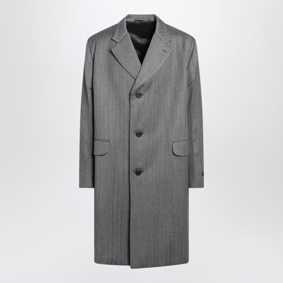 25FW 프라다 코트 UC554MOOO15O1 Grey