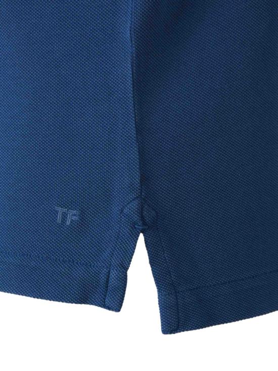 25FW 톰포드 폴로 티셔츠 JPS011JMT009S25 HB532 Blue - TOMFORD