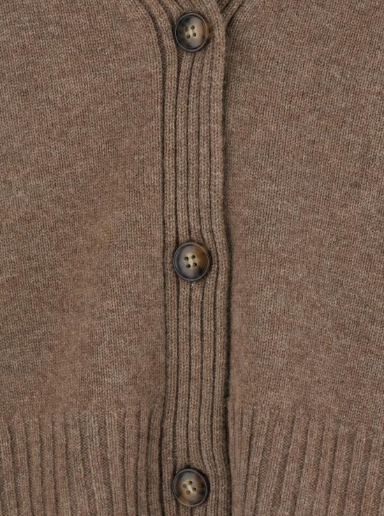 25FW 루루 드 세종 자켓 KAIALDSTAUPEMELANGE Brown - LOULOU DE SAISON