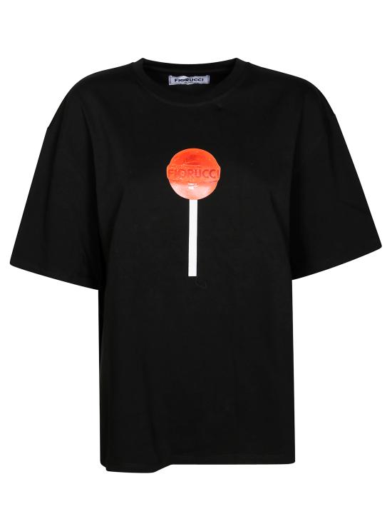 25FW 피오루찌 반팔 티셔츠 W02FPTSH103CJ01BK02 BLACK NERO