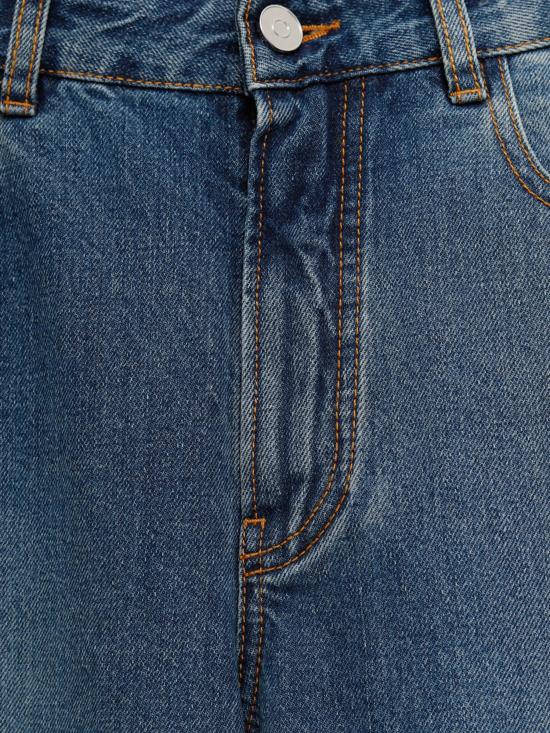 25FW 알라이아 스트레이트 팬츠 AA9P1215D006B 505 BLEU MINERAL - ALAIA