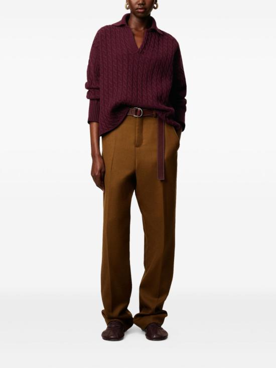 25FW 아미 집업 니트 H25UPL403 KN0104692H25 Cerise - AMI