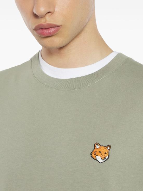 25FW 메종키츠네 폭스 헤드 레귤러 롱슬리브 티셔츠 PM00118K J7026 - MAISON KITSUNE