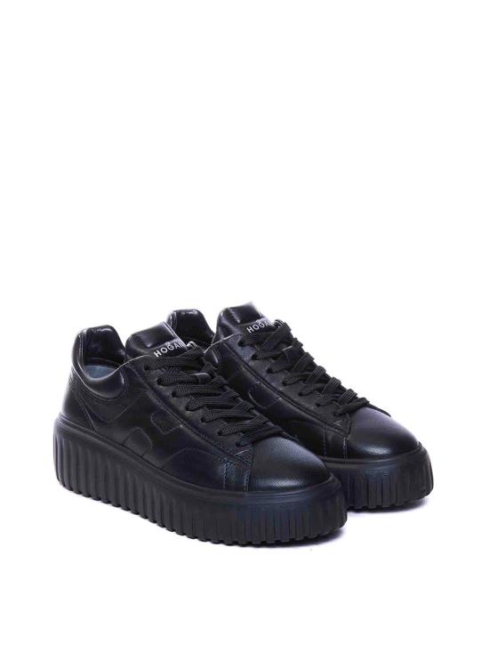25FW 호간 H-스트라이프 스니커즈 HXW6450FC60LE99999 Black - HOGAN