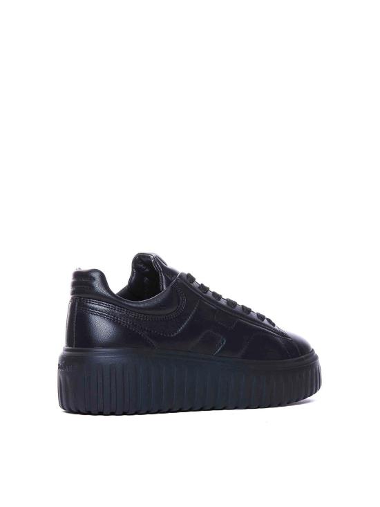 25FW 호간 H-스트라이프 스니커즈 HXW6450FC60LE99999 Black - HOGAN