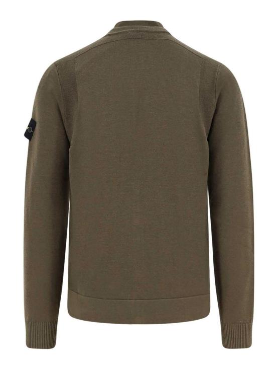  스톤 아일랜드 집업 니트 K2S155100062S00A1V0054 Green - STONE ISLAND