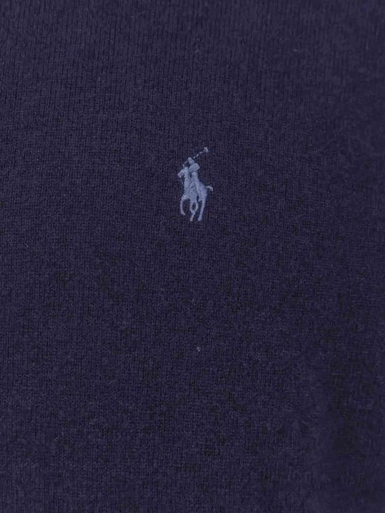  폴로 랄프로렌 로고 자수 지퍼 가디건  710974149001 Dark Blue - POLO RALPH LAUREN