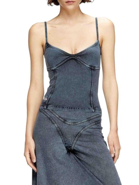  디젤 민소매 티셔츠 A183610KIBY01A Denim - DIESEL