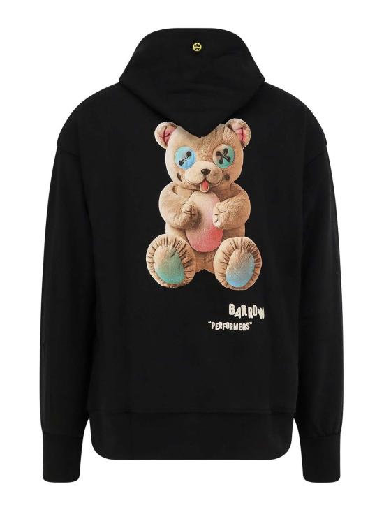  바로우 후드 티셔츠 F5BWUAHS047110 Black - BARROW