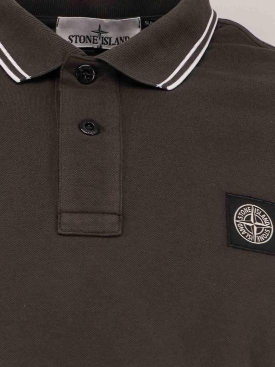  스톤 아일랜드 폴로 티셔츠 K2S152200007S0018V0062 Grey - STONE ISLAND