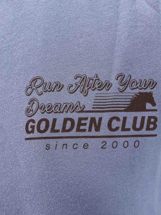 25FW 골든구스 반팔 티셔츠 GWP02322P00212450270 Blue - GOLDEN GOOSE