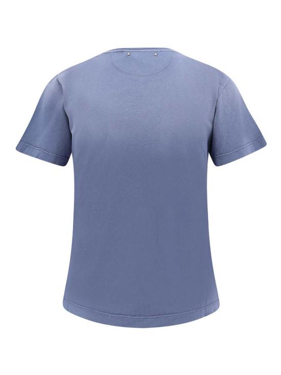 25FW 골든구스 반팔 티셔츠 GWP02322P00212450270 Blue - GOLDEN GOOSE