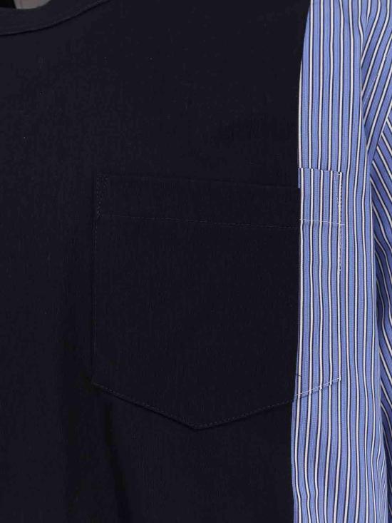  사카이 반팔 티셔츠 2503783M239 Blue - SACAI