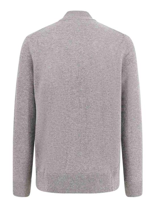  폴로 랄프로렌 로고 자수 지퍼 가디건 710974149002 Grey - POLO RALPH LAUREN