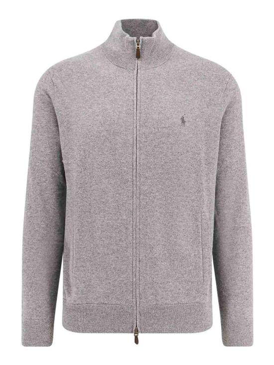  폴로 랄프로렌 로고 자수 지퍼 가디건 710974149002 Grey