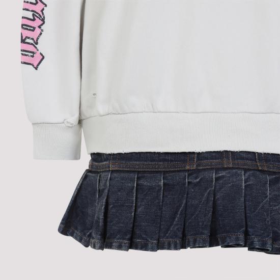 25FW 발렌시아가 숏 원피스 838718 TSVW5 9012 DIRTY WHITE - BALENCIAGA