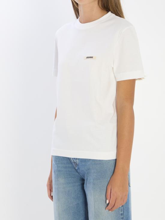 25FW 자크뮈스 반팔 티셔츠 TSW00550A WHITE - JACQUEMUS