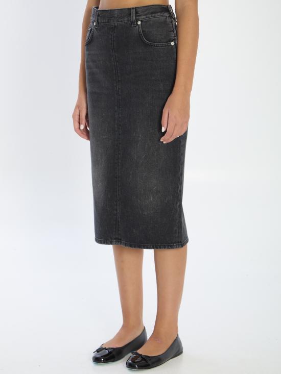 25FW 하이쿠레 스커트 HEW08103 BLACK - HAIKURE