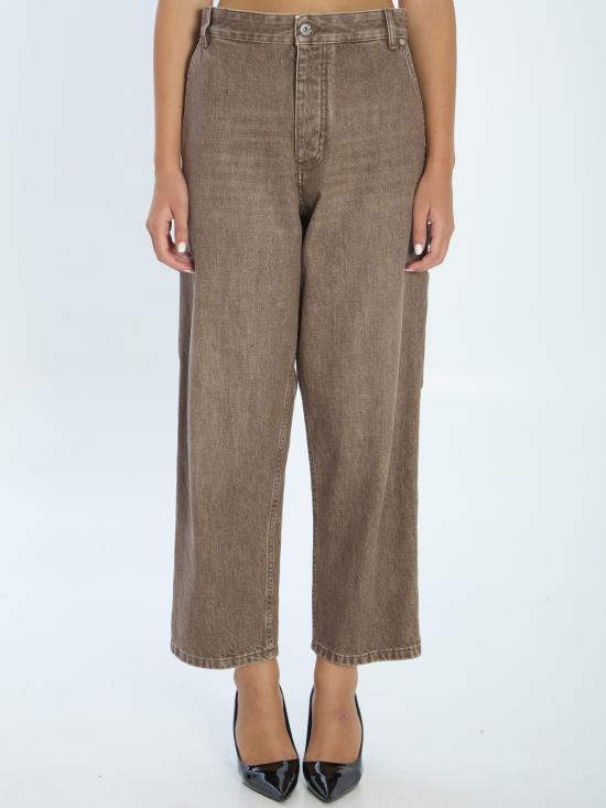 25FW 보테가베네타 데님 팬츠 841022 BROWN