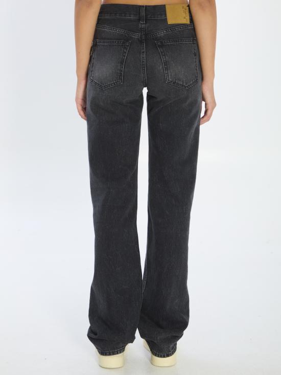 25FW 하이쿠레 데님 팬츠 HEW03358 BLACK - HAIKURE