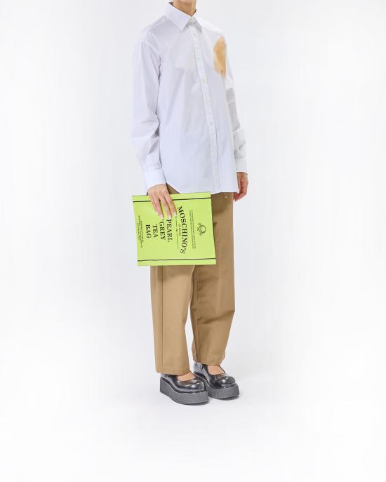 25FW 모스키노 클러치/파우치 MC4037PP1N OS7 00B VERDE - MOSCHINO