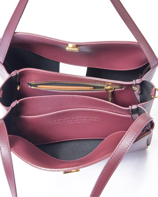 25FW 더모아레 숄더백 TMCOEUDN120 prune VIOLA SCURO - THEMOIRE