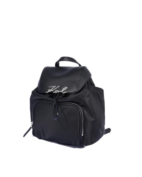 25FW 칼라거펠트 백팩 A3W30027 1A Black Nickle NERO - KARL LAGERFELD