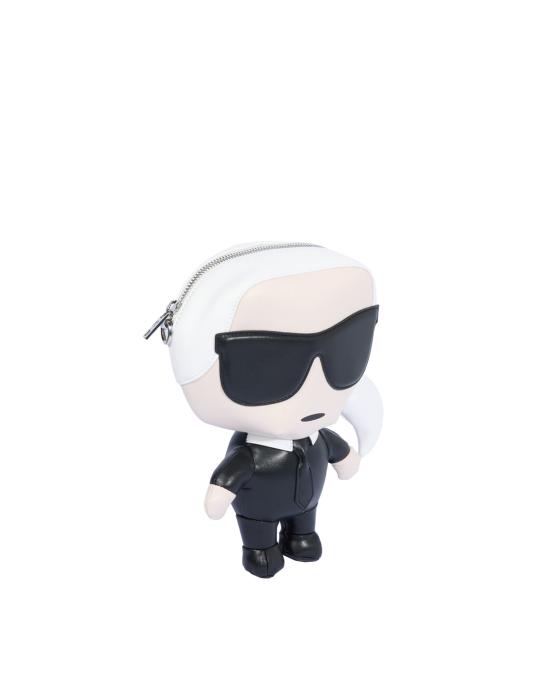 25FW 칼라거펠트 크로스백 A3W30186 900 BIANCO NERO - KARL LAGERFELD