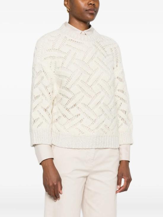 25FW 페세리코 스웨터 A99307F03 9196B01B White - PESERICO