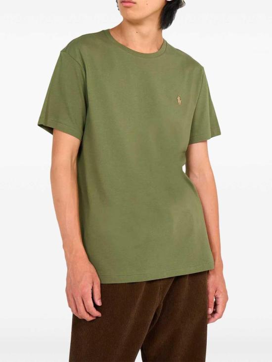  폴로 랄프로렌 포니로고 자수 반팔 티셔츠 710671438389 Green - POLO RALPH LAUREN