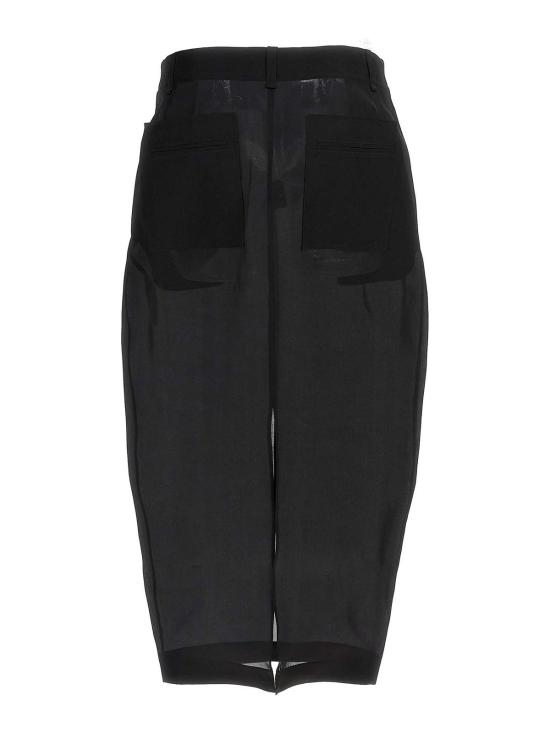  케이트 미디 스커트 41493002W3002200 Black - KHAITE