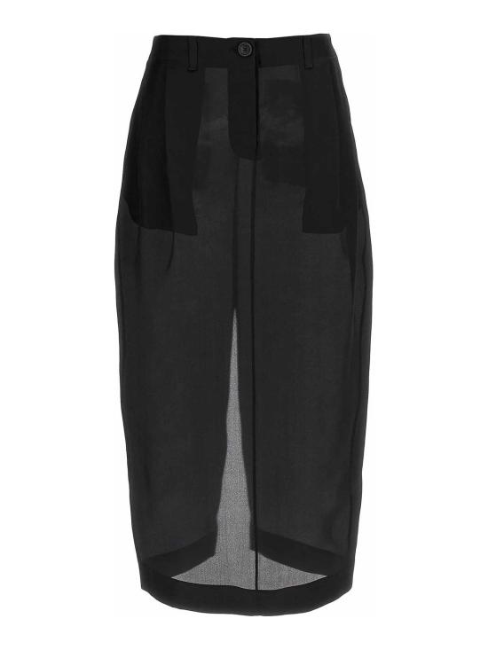  케이트 미디 스커트 41493002W3002200 Black