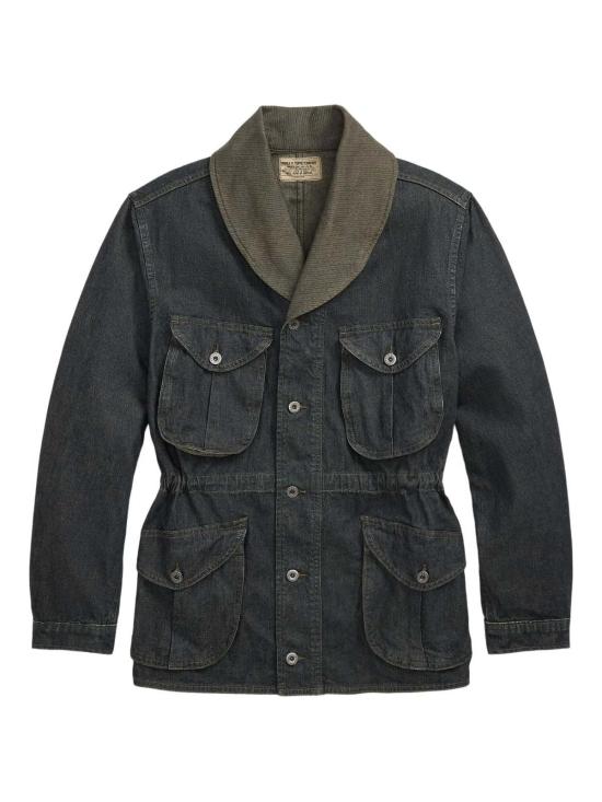  더블알엘 자켓 RRL 숄 칼라 휴고  인디고