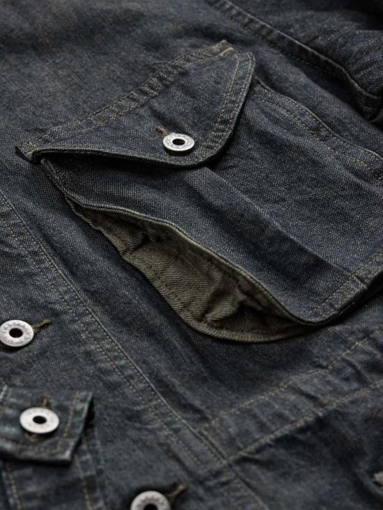  더블알엘 자켓 RRL 숄 칼라 휴고  인디고 - RRL