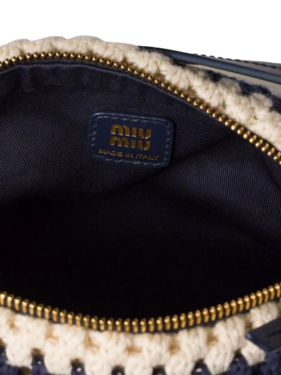 25FW 미우미우 토트백 5NE8412IBAF022X BLUE WHITE DOM
