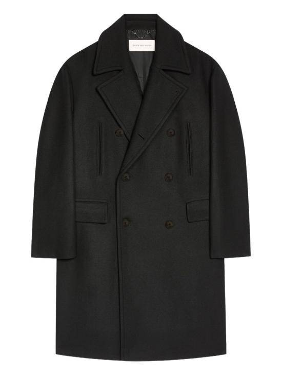 25FW 드리스 반 노튼 코트 252 020234 2216 900 Black