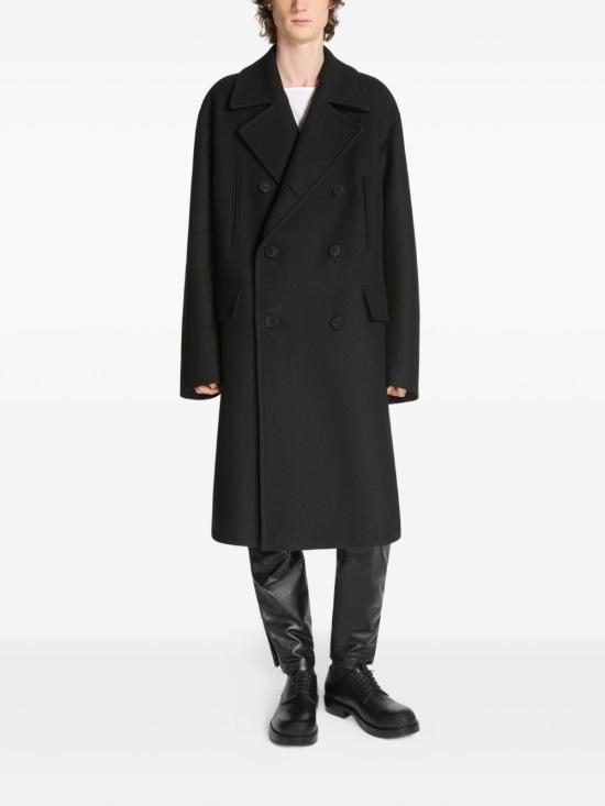 25FW 드리스 반 노튼 코트 252 020234 2216 900 Black - DRIES VAN NOTEN