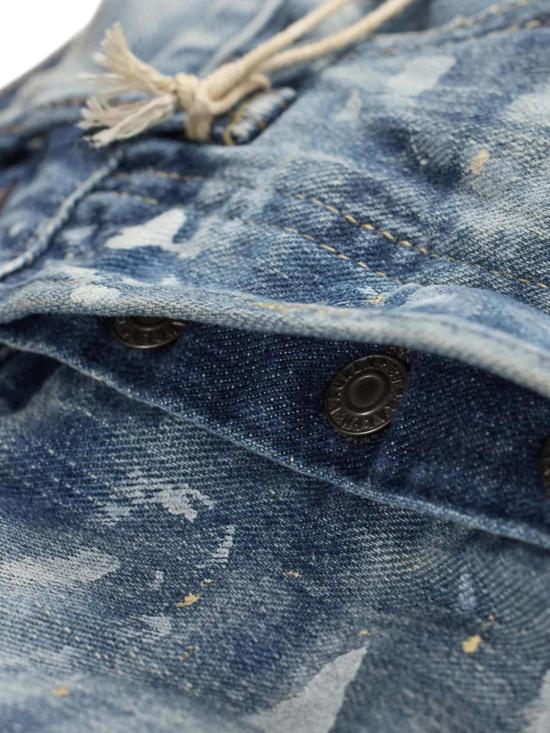  더블알엘 데님 팬츠 RRL 페인트 스플래터 진 페니모어 - RRL