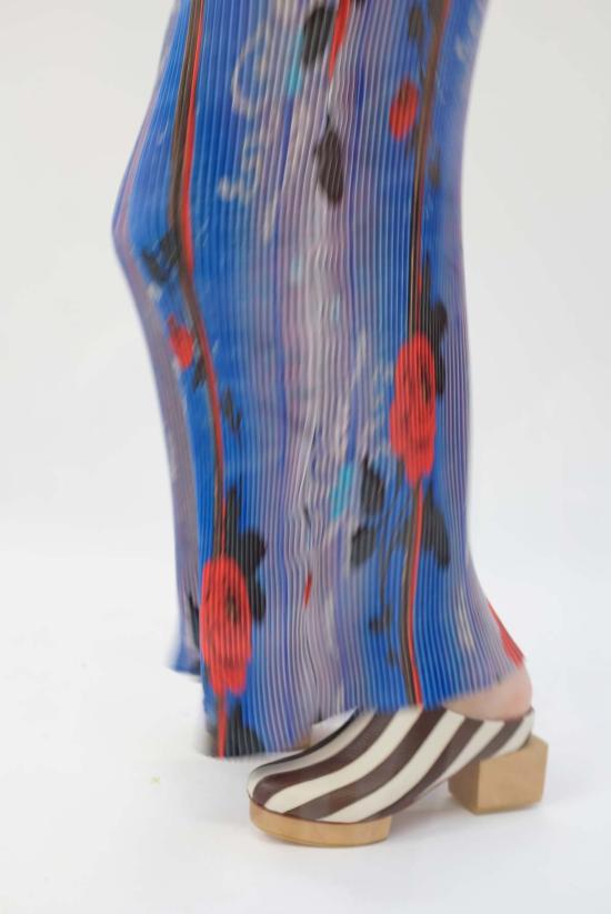  베클리나 뮬/슬리퍼 마티스 플랫폼 뮬 오프 화이트/카스타냐