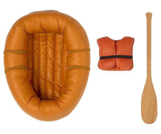  [키즈] Maileg 가상놀이 메일렉 고무 보트 마우스  더스티 옐로우