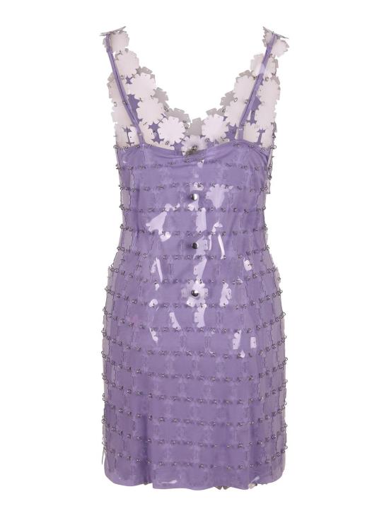  파코라반 숏 원피스 22AIRO273PS0390P141 Purple - PACO RABANNE