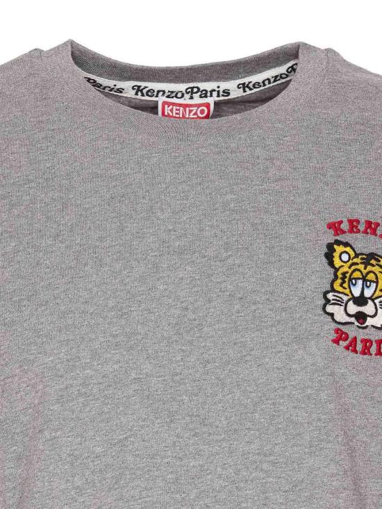  겐조 반팔 티셔츠 FF58TS4824SG94 Grey - KENZO