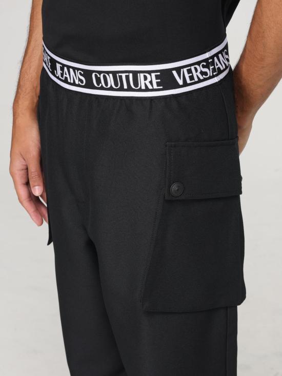  베르사체 스트레이트 팬츠 77GAA123N0357 899 Black - VERSACE