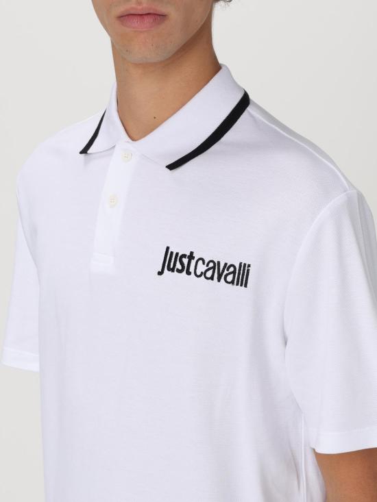 저스트까발리 폴로 티셔츠 77OAGT00CJ506 003 White - JUST CAVALLI