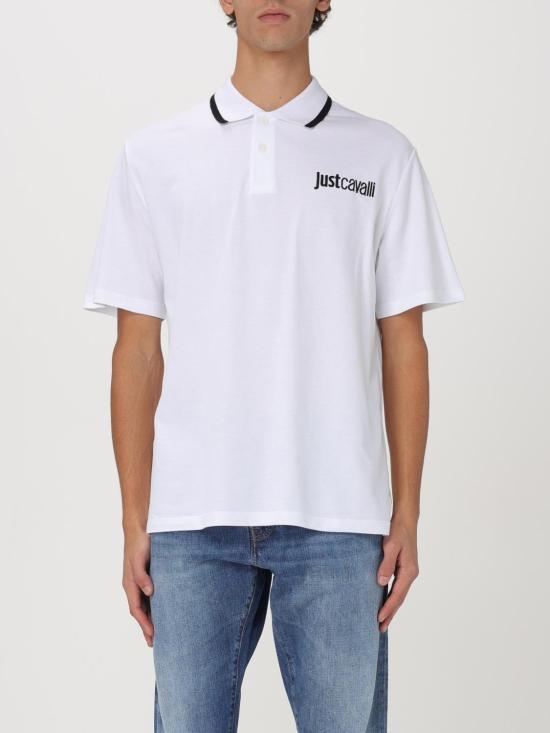  저스트까발리 폴로 티셔츠 77OAGT00CJ506 003 White
