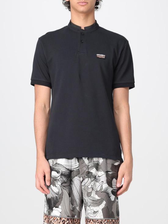 25SS 저스트까발리 폴로 티셔츠 78OAGE11CJ116 899 Black
