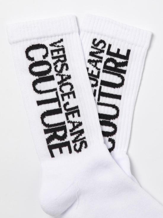 24FW 베르사체 양말 77HA0J03ZG081 L02 White - VERSACE