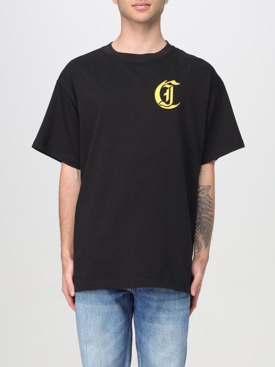 25SS 저스트까발리 반팔 티셔츠 78OAHT04CJ518 899 Black